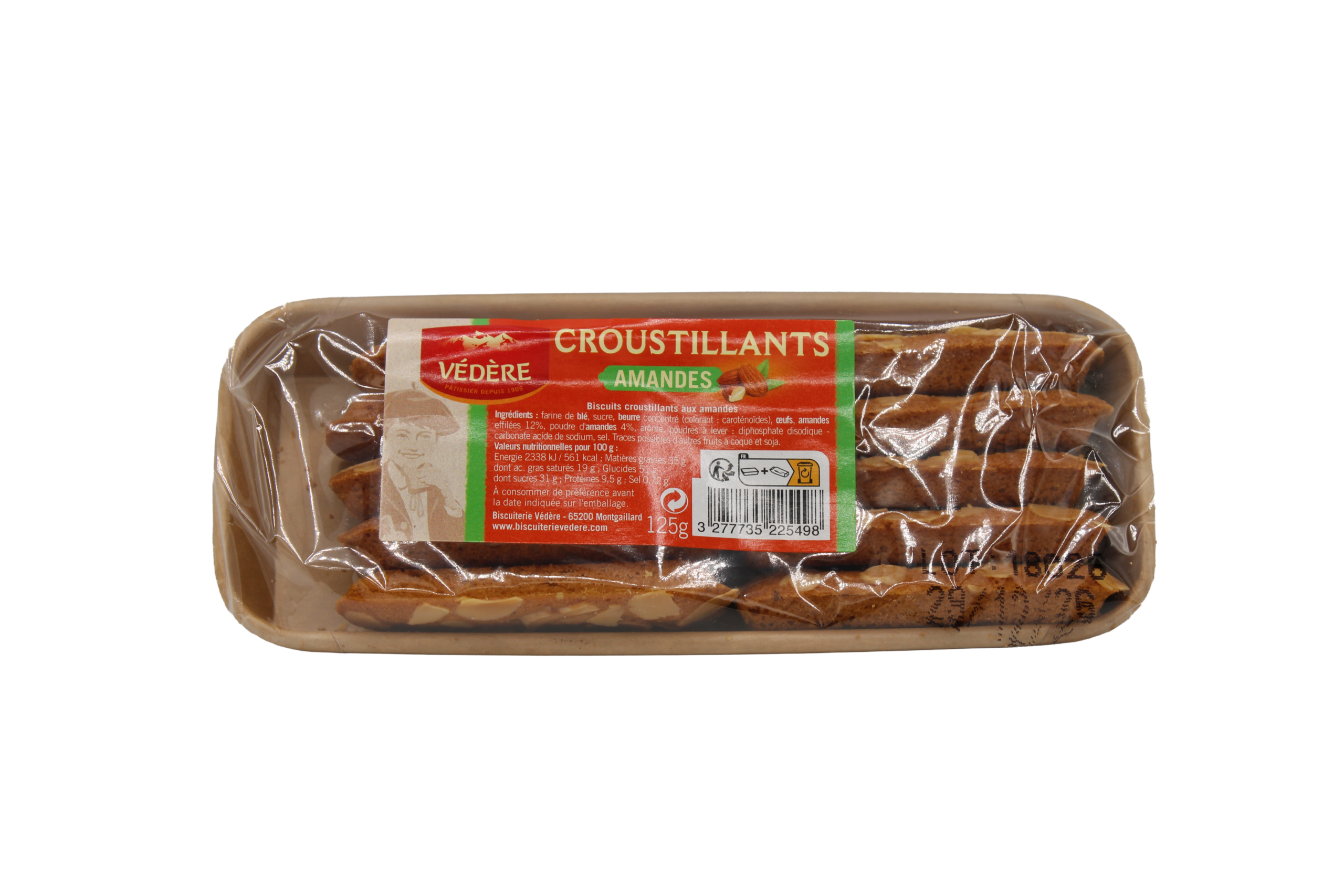 CROUSTILLANTS AMANDES 125g